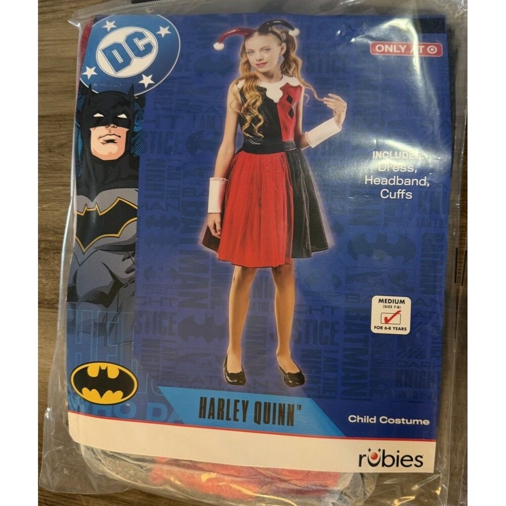 NEW SEALED Kids Circus Harlequin Dress Costume - Target Size M 7-8